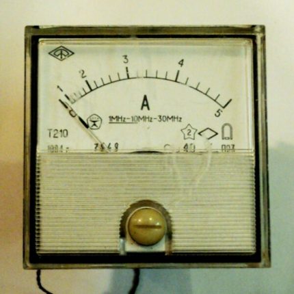 Амперметр 5А  Т210